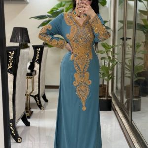 پیراهن ماکسی خلیجی مدل 3