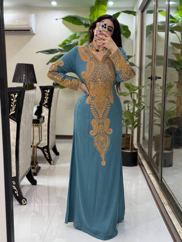 پیراهن ماکسی خلیجی مدل 3