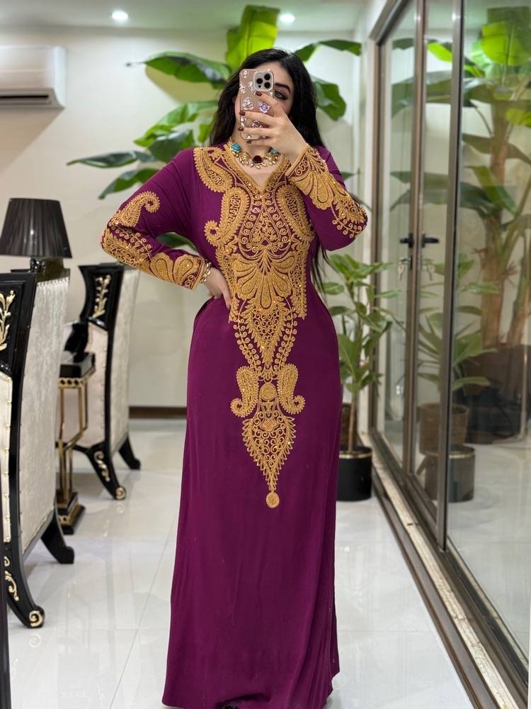 پیراهن ماکسی خلیجی مدل 3 - تصویر 3